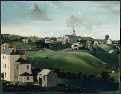John Ritto Penniman, Meetinghouse Hill, Roxbury, Massachusetts