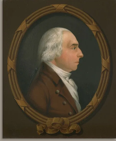 John Ritto Penniman, Profile Portrait of Edward Tuckerman