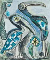 Oliver Newberry Chaffee, Two Pelicans