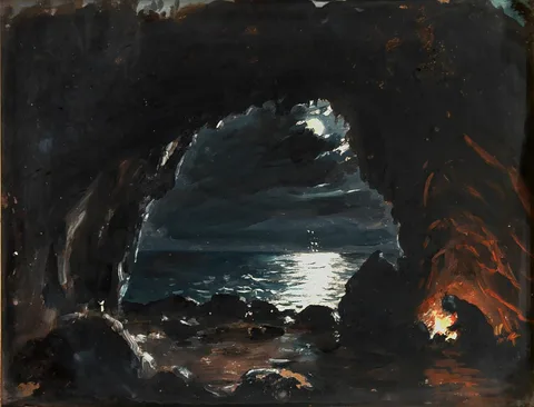 John O'Brien Inman, Cave Scene