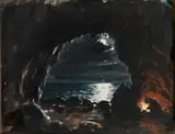 John O'Brien Inman, Cave Scene
