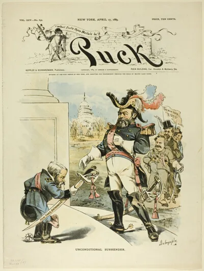 Louis Dalrymple, Unconditional Surrender, from Puck
