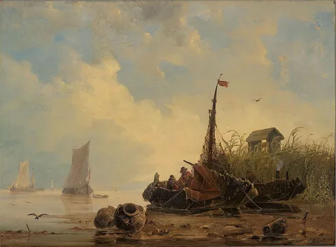 Albert van Beest, Hoogaars on Mud in Zealand
