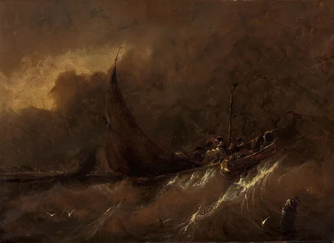 Albert van Beest, Storm at Sea