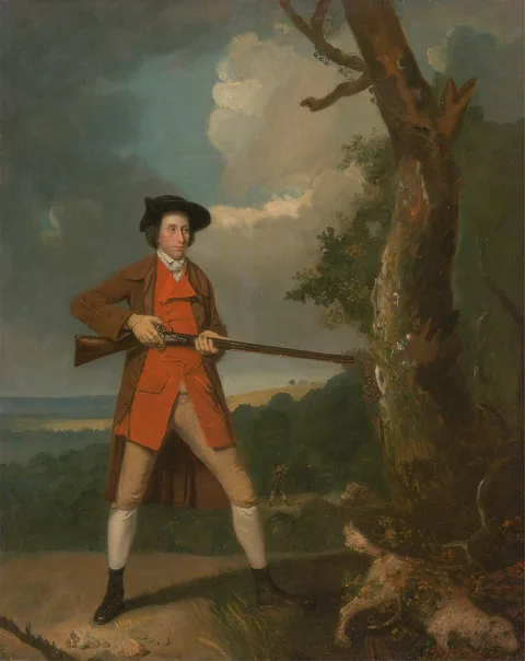 Henry Walton, Portrait of a sportsman, possibly Robert Rayner