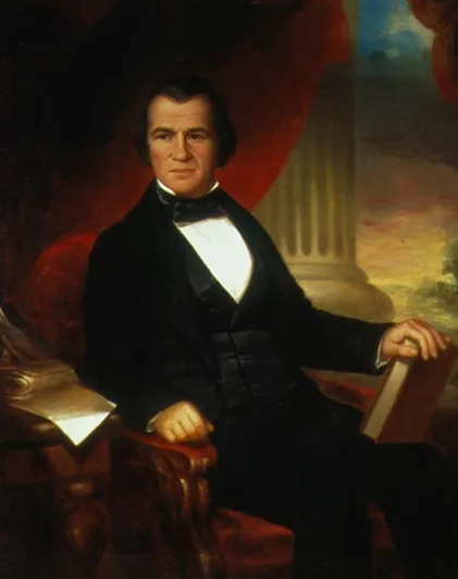 William Brown Cooper, Andrew Johnson (29 Dec 1808 - 31 Jul 1875)