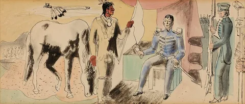 Edward Buk Ulreich, Osceola (study for Tallahassee mural)