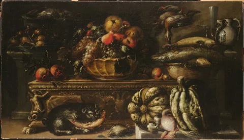Agostino Verrocchi, Still Life with Cat