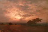 William Sidney Goodwin, Stormy Sunset, New Forest