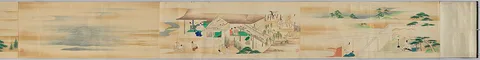 Tosa Mitsusada, Scenes of Suma, The Tale of Genji