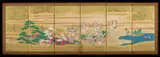 Tosa Mitsusada, Butterflies Dancing Episode [left of the pair Episodes from the "Butterflies" Chapter of the Tale of Genji]