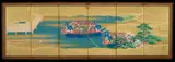 Tosa Mitsusada, Boating Episode [right of the pair Episodes from the "Butterflies" Chapter of the Tale of Genji]