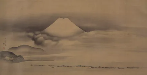 Mori Tetsuzan, Mount Fuji and the Pine Beach at Miho