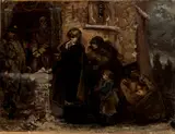 Władysław Rossowski, In Front of a Church