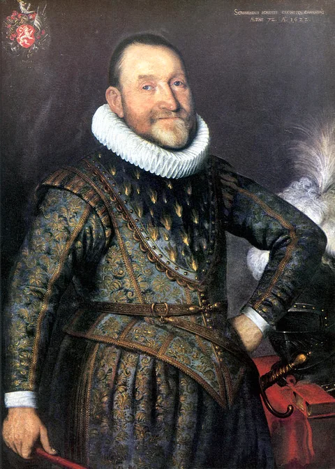 Bartholomeaus Sarburgh, Portrait of Théodore Agrippa d'Aubigné (1552–1630)