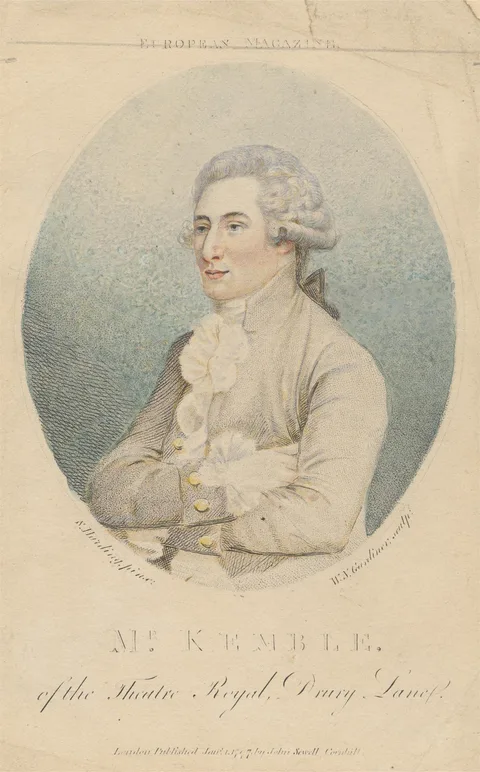 William Nelson Gardiner, Mr. Kemble, of the Theatre Royal, Drury Lane