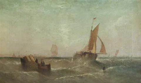 William Calcott Knell, Summer Morning off Yarmouth