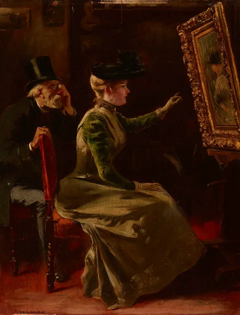 Fernand de Launay, In the Artist's Studio