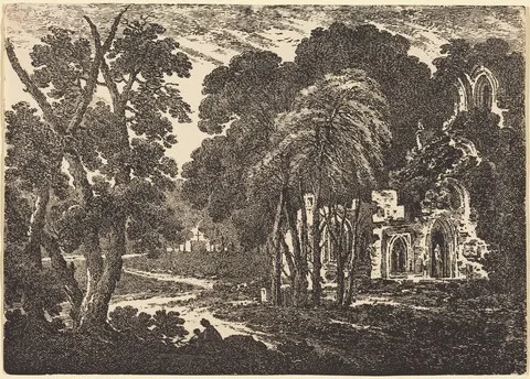 Richard Cooper, Ruined Abbey among Trees