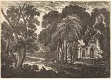 Richard Cooper, Ruined Abbey among Trees