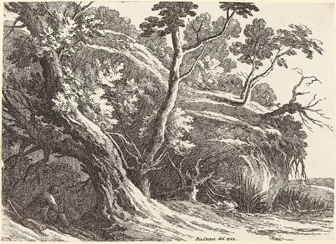 Richard Cooper, Landscape with Large Trees