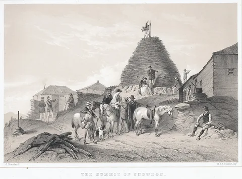 John Brandard, The summit of Snowdon