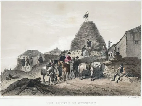 John Brandard, The summit of Snowdon