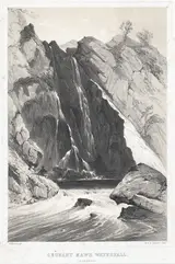 John Brandard, Ceunant Mawr waterfall, Llanberis