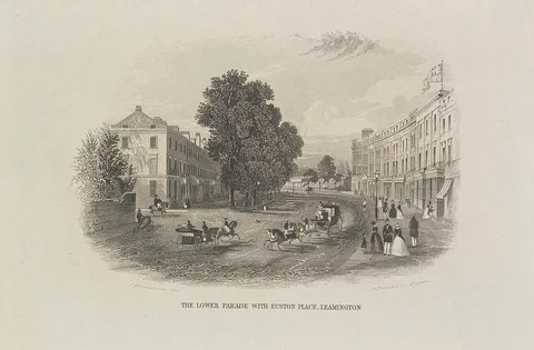 John Brandard, The Lower Parade with Euston Place, Leamington