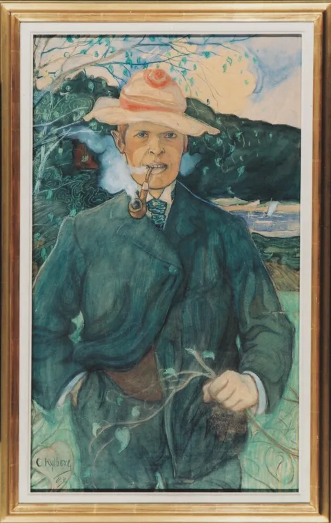Carl Kylberg, Självporträtt, 1903