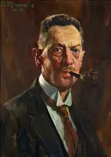 Anton Marussig, Selbstporträt
