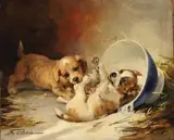 Federico Olaria, Playing Puppies