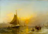 Johan Kristian Berger, The Stockholm Stream in Wintertime