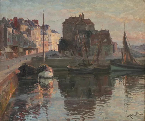 Gustave Albert, The port of Honfleur