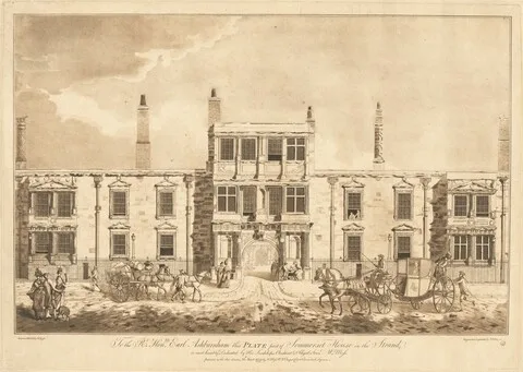Francis Jukes, The North Front of Old Somerset House in the Strand