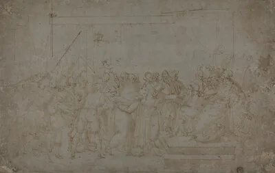 Ercole Setti, Saint Peter Brought before Nero