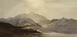 Charles Leslie, Welsh Landscape, Llyn Nant-y-Clif, North Wales