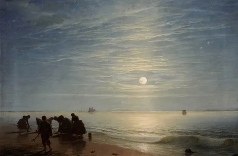 Charles Lees, The Summer Moon – Bait Gatherers