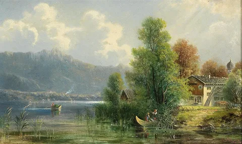 Carl le Feubure, Chiemsee Landscape