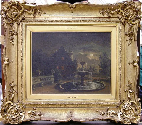 Georg Ludwig Eckhardt, The Rosenau by Moonlight