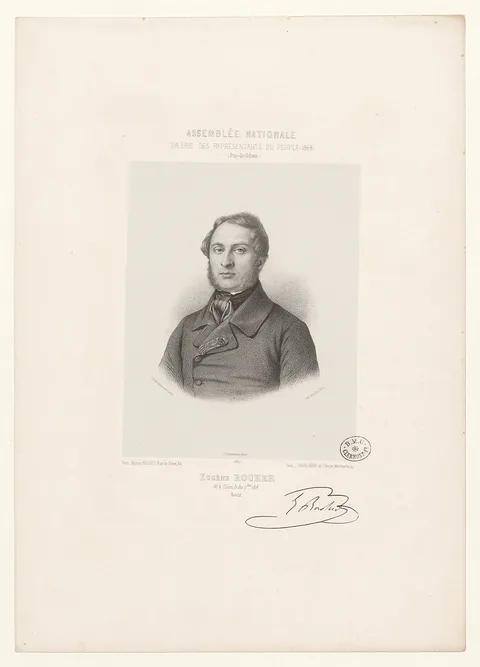 Louis-Eugène Coedès, Eugène Rouher : Né à Riom, le 30 9bre 1814, Avocat BOYER 2278