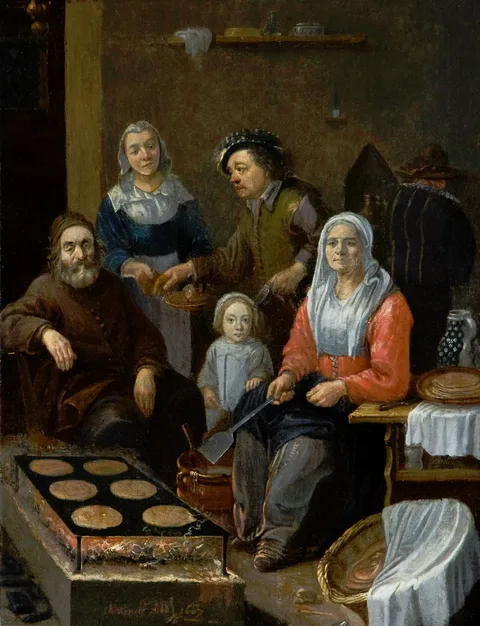 Adriaen Rombouts, Pancake night
