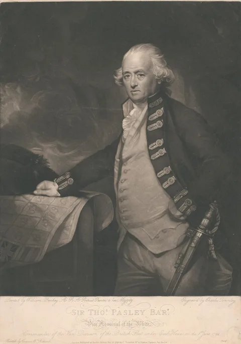 Charles Townley, Sir Thomas Pasley
