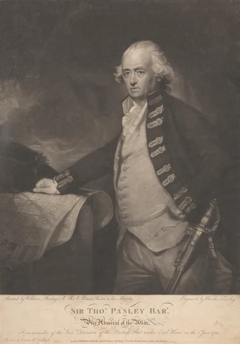 Charles Townley, Sir Thomas Pasley