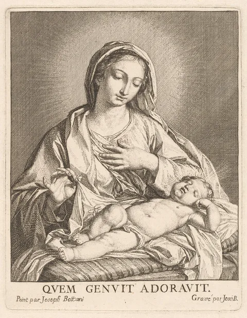 Giovanni Bottani, The Virgin and Sleeping Child