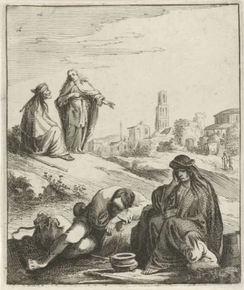 Pieter Nolpe, Majombe en Konstance en rustende figuren