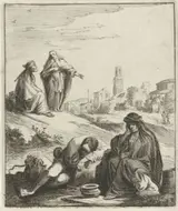Pieter Nolpe, Majombe en Konstance en rustende figuren
