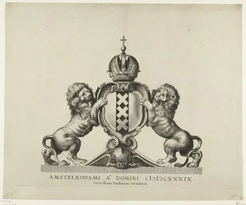 Pieter Nolpe, Intocht van Maria de Médicis te Amsterdam (titelplaat), 1638
