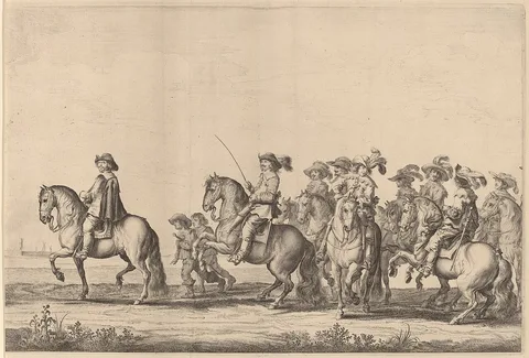 Pieter Nolpe, Entry of Marie de Medici into Amsterdam [plate 2 of 6]