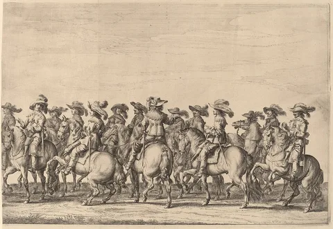 Pieter Nolpe, Entry of Marie de Medici into Amsterdam [plate 3 of 6]